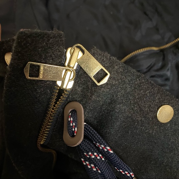 Tommy Hilfiger Women’s Blue Gray Jacket With Removable Bottom Half Size Medium - Picture 10 of 15